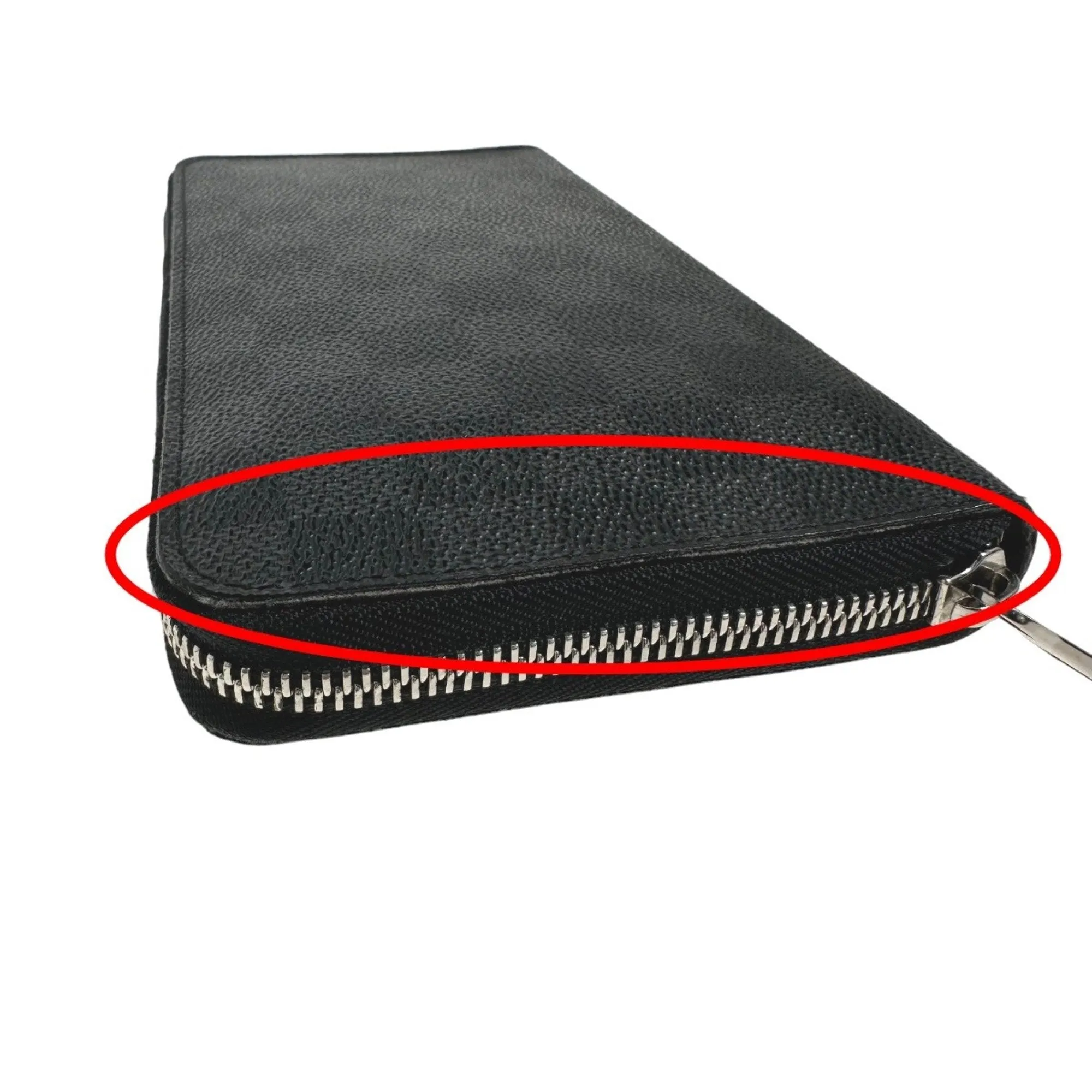 Compact Graphite Organizer Wallet