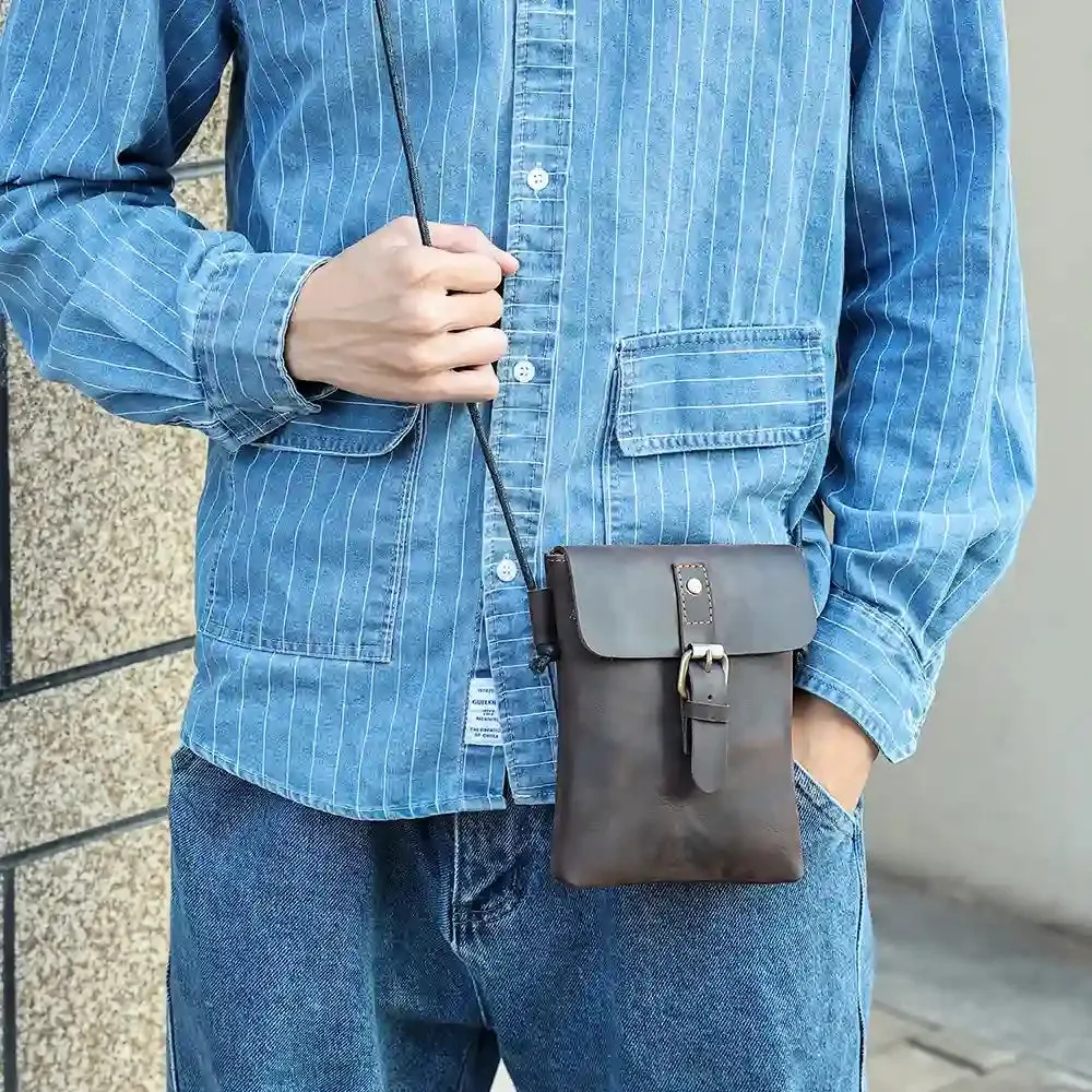 Compact Messenger Bag For Men