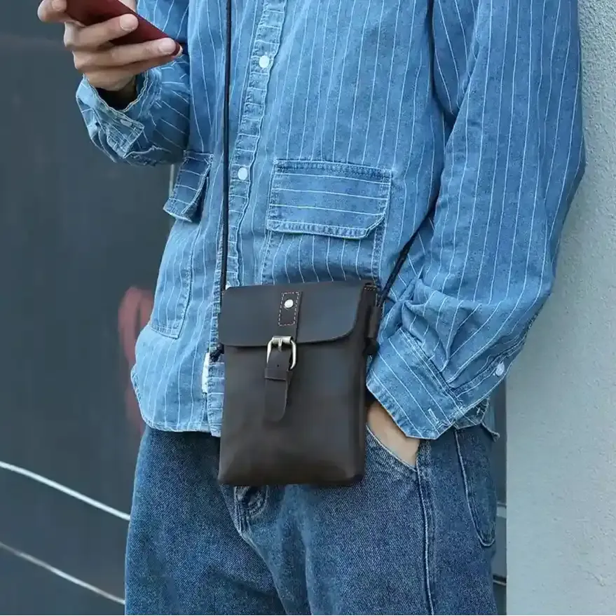 Compact Messenger Bag For Men