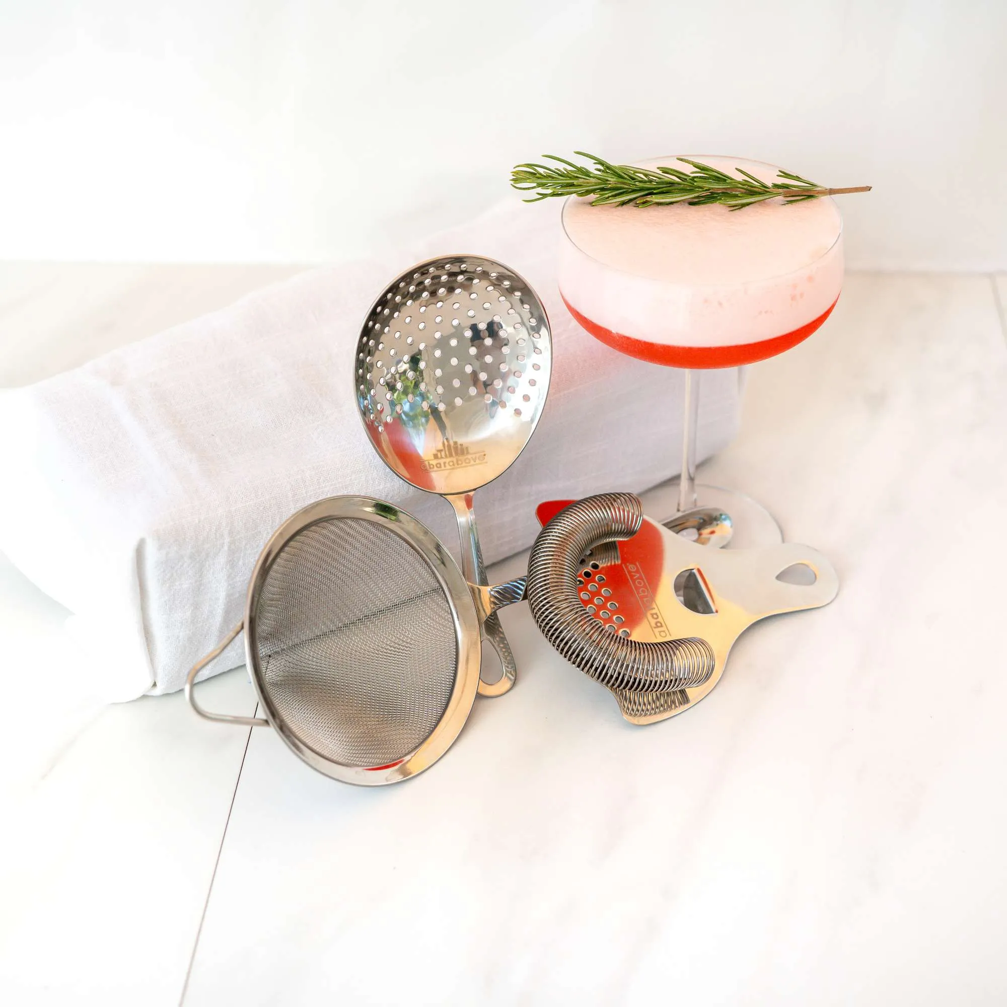 Complete 3-Piece Bar Strainer Set