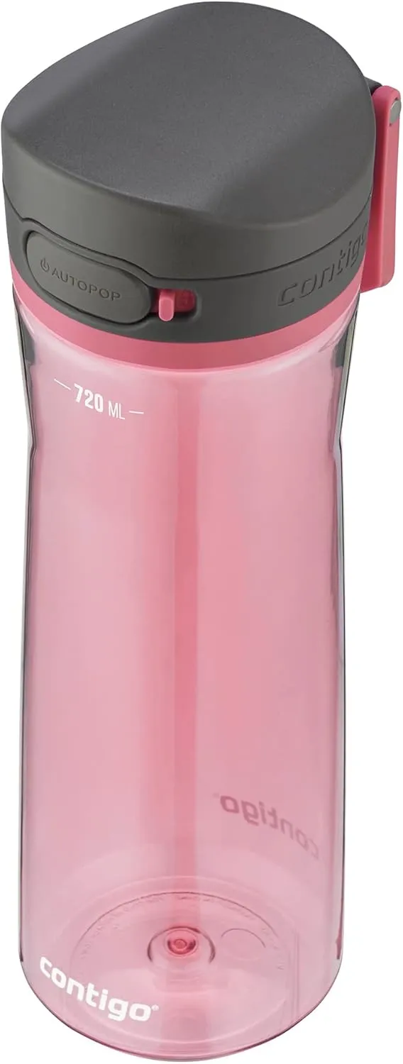 Contigo Jackson drinks bottle, large BPA-free water bottle, 100% leakproof and dishwasher safe, outdoor sports bottle, for cycling, jogging, hiking, work and school, 720 ml