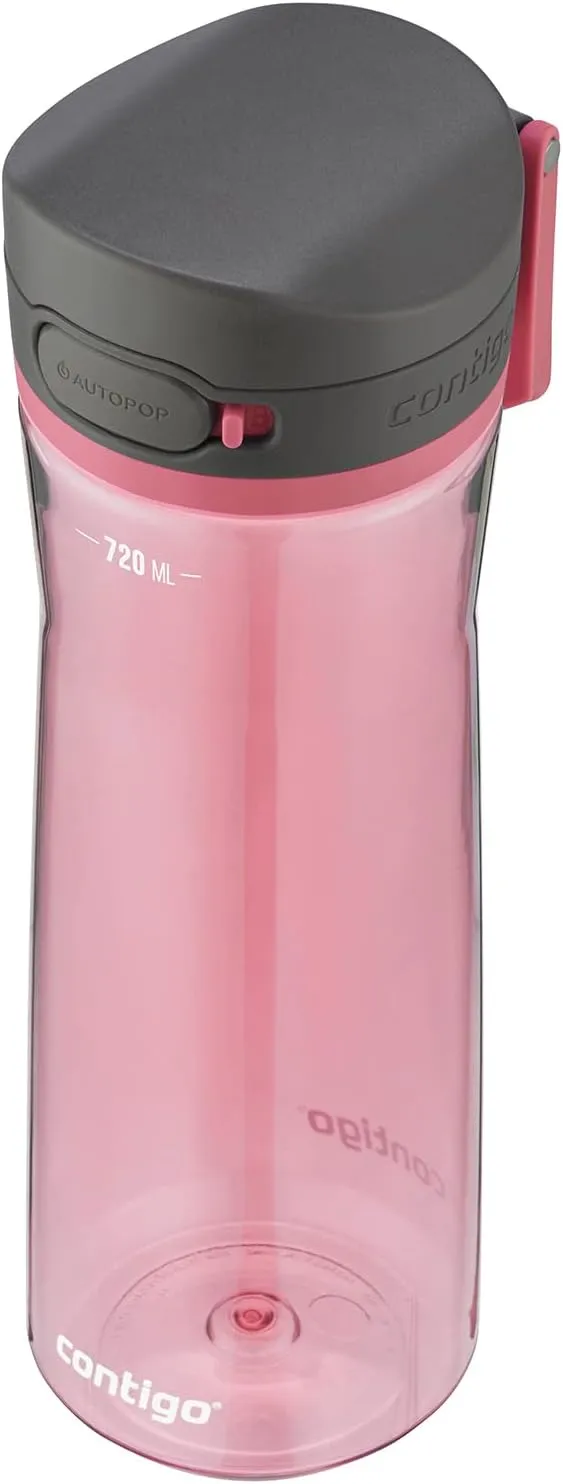 Contigo Jackson drinks bottle, large BPA-free water bottle, 100% leakproof and dishwasher safe, outdoor sports bottle, for cycling, jogging, hiking, work and school, 720 ml