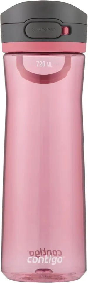 Contigo Jackson drinks bottle, large BPA-free water bottle, 100% leakproof and dishwasher safe, outdoor sports bottle, for cycling, jogging, hiking, work and school, 720 ml