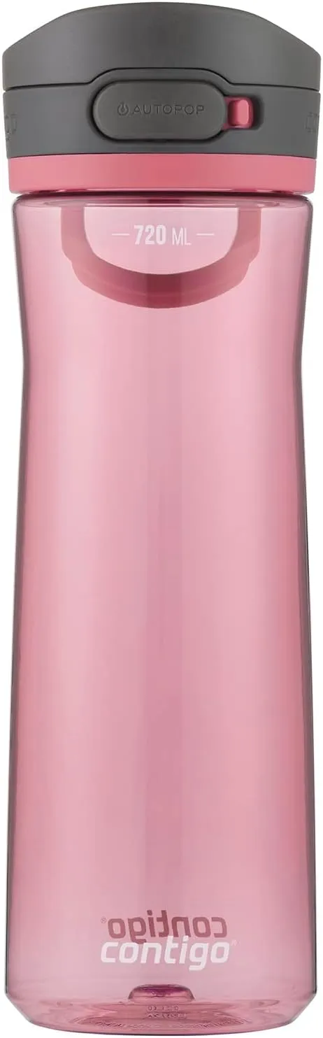 Contigo Jackson drinks bottle, large BPA-free water bottle, 100% leakproof and dishwasher safe, outdoor sports bottle, for cycling, jogging, hiking, work and school, 720 ml