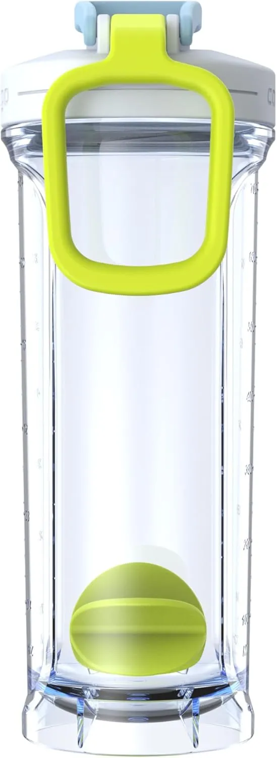 Contigo Shake & Go Shaker Bottle, 28oz, Single Pack, Salt/Macaroon