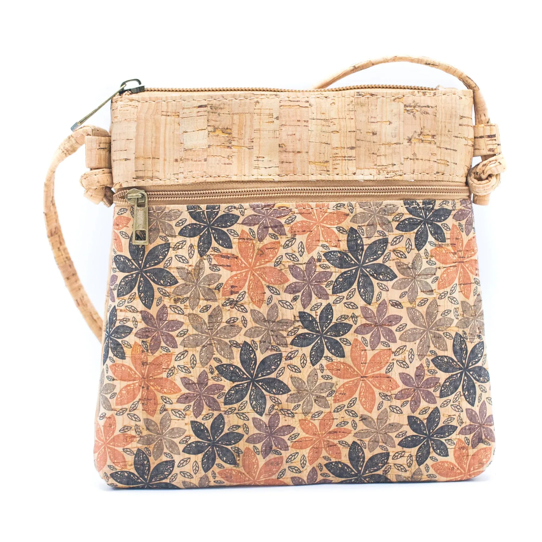 Cork Crossbody Messenger Criss Cross Compact