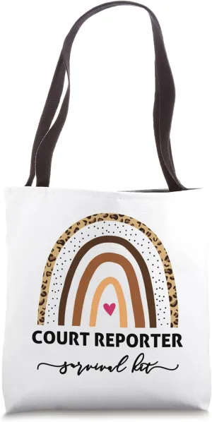 Court Reporter Survival Kit Tote Bag
