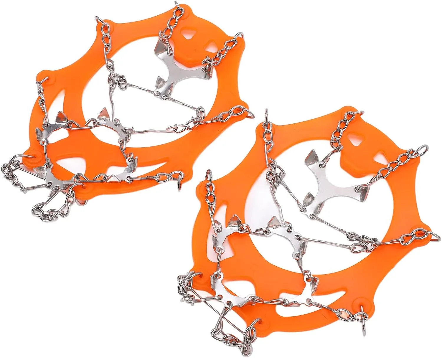 Crampons for Hiking, Micro Spikes for Hiking 12 Tooth with 2Pcs for Mountaineering