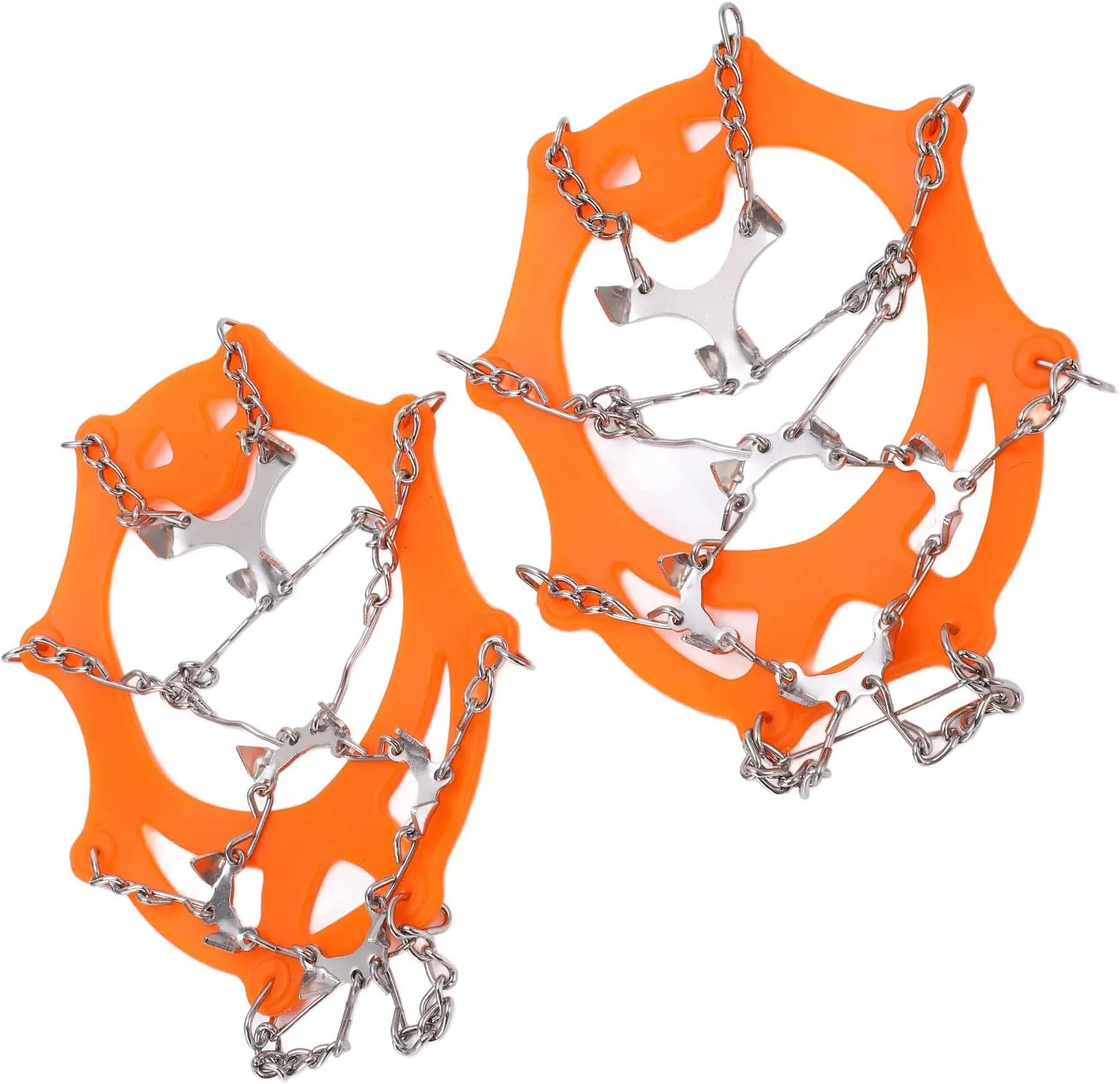 Crampons for Hiking, Micro Spikes for Hiking 12 Tooth with 2Pcs for Mountaineering