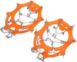 Crampons for Hiking, Micro Spikes for Hiking 12 Tooth with 2Pcs for Mountaineering