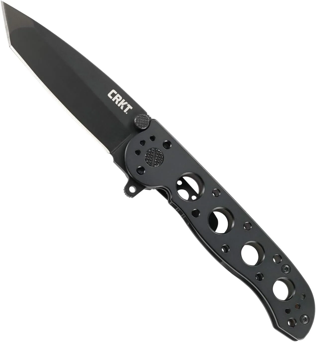 CRKT M16-02KS Folding Pocket Knife: EDC Lightweight Pocket Knife with Stainless Steel Handle, 3 Inch Tanto Blade, Flipper Opening, and Frame Lock