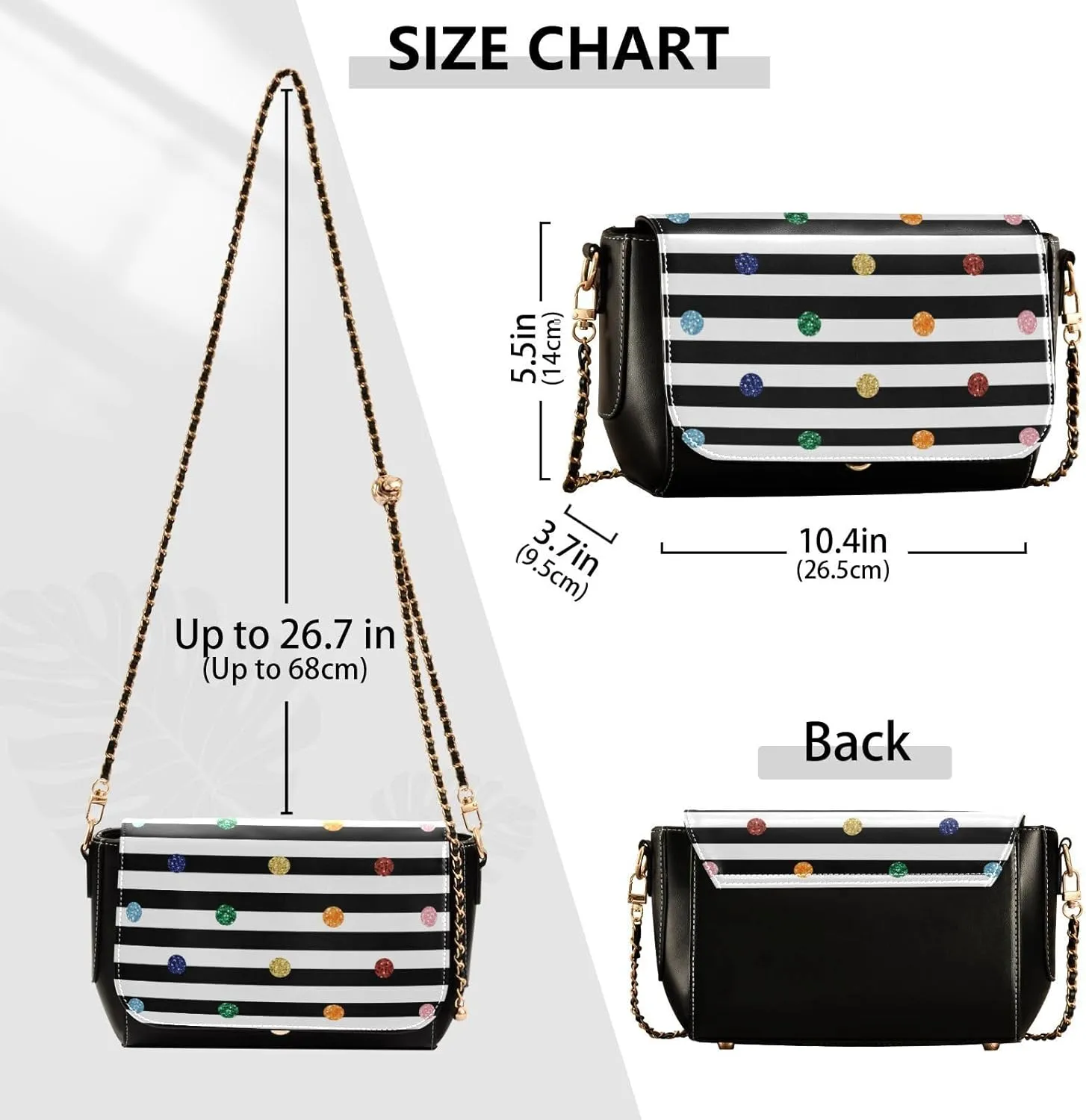 Crossbody Handbag PU Leather Shoulder Bag Sturdy Travel Pouch Compact Chic Bag for Women Everyday Use