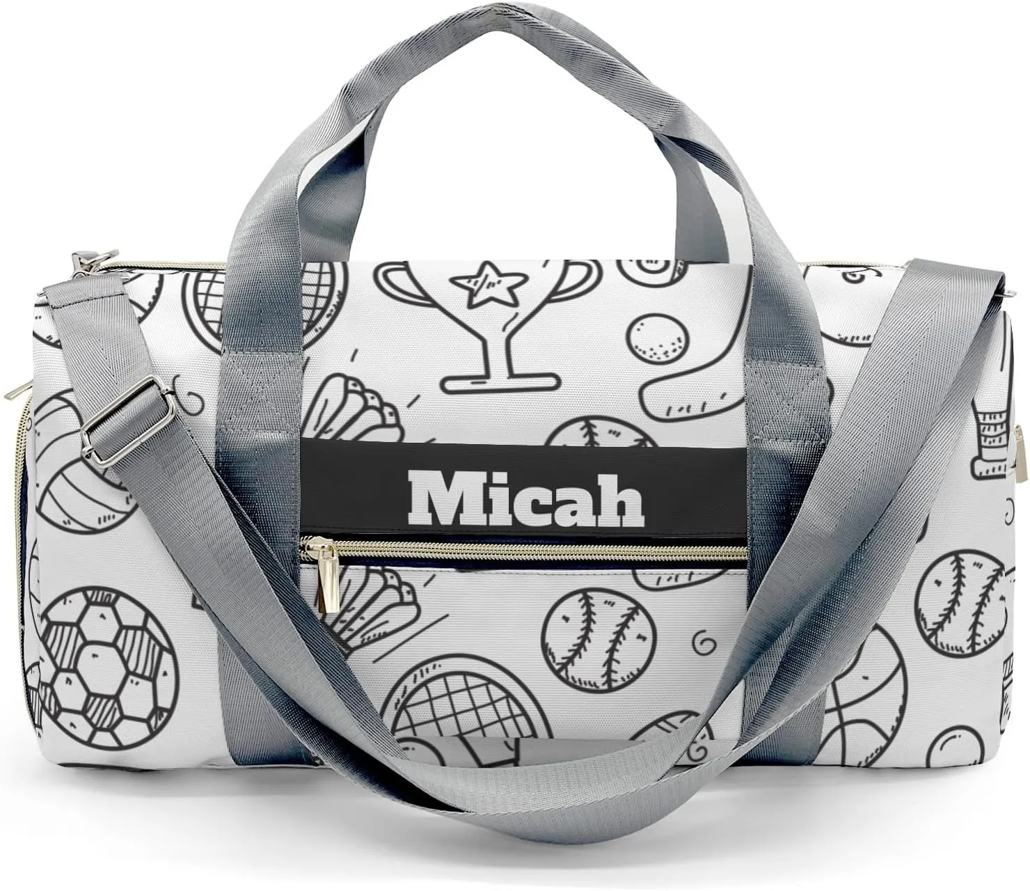 Custom Duffel Bag Sports Game Ball Compact and Convenient: Fitness Bags for the Modern Traveler