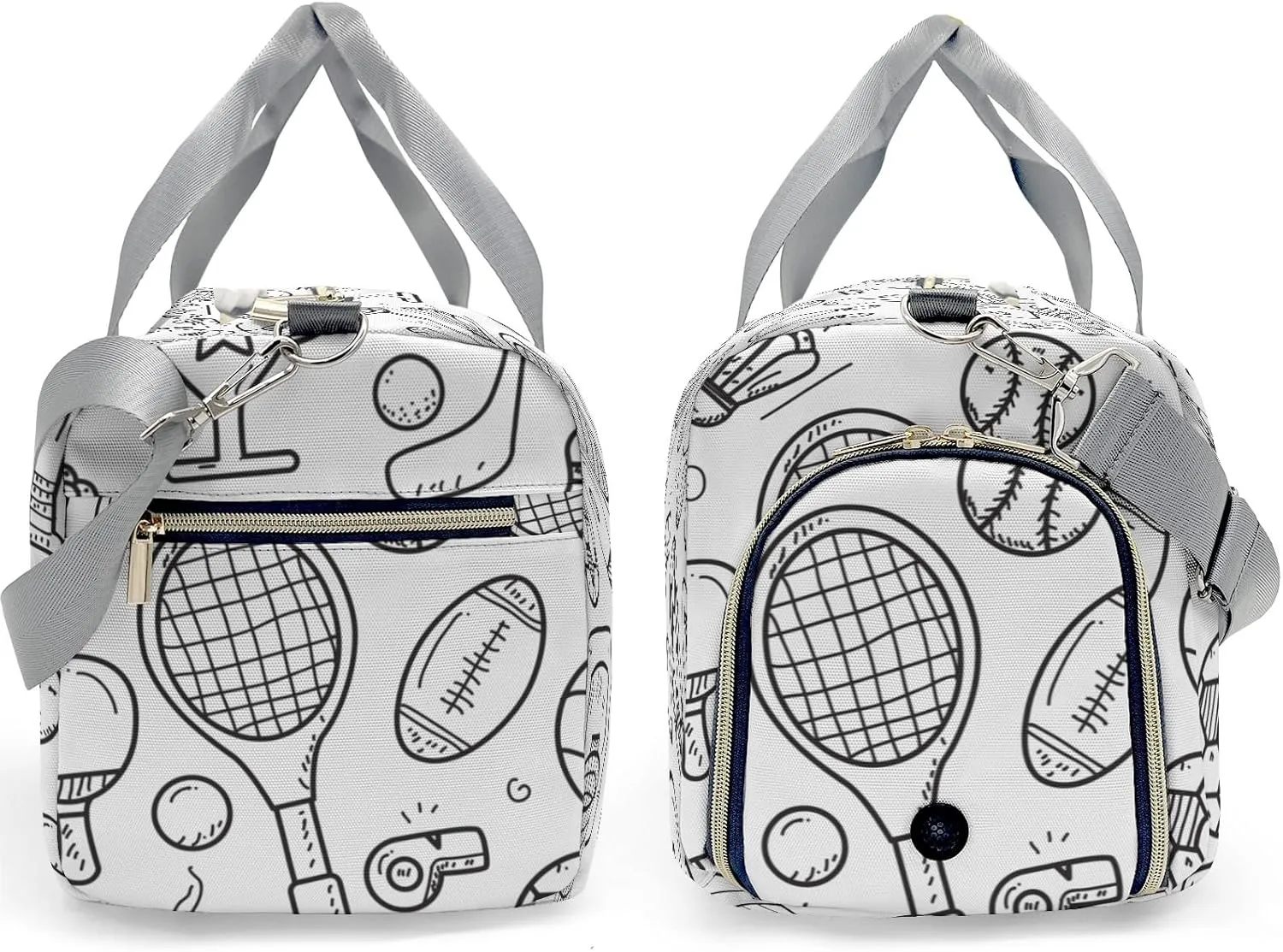 Custom Duffel Bag Sports Game Ball Compact and Convenient: Fitness Bags for the Modern Traveler