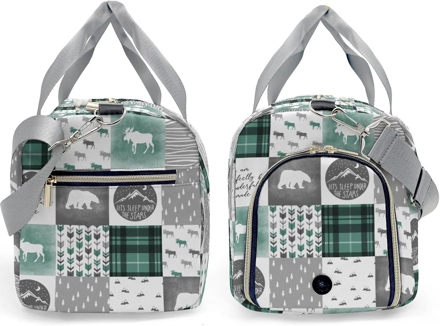 Custom Duffel Bag Wild Free Bear Adventure Compact and Convenient: Fitness Bags for the Modern Traveler