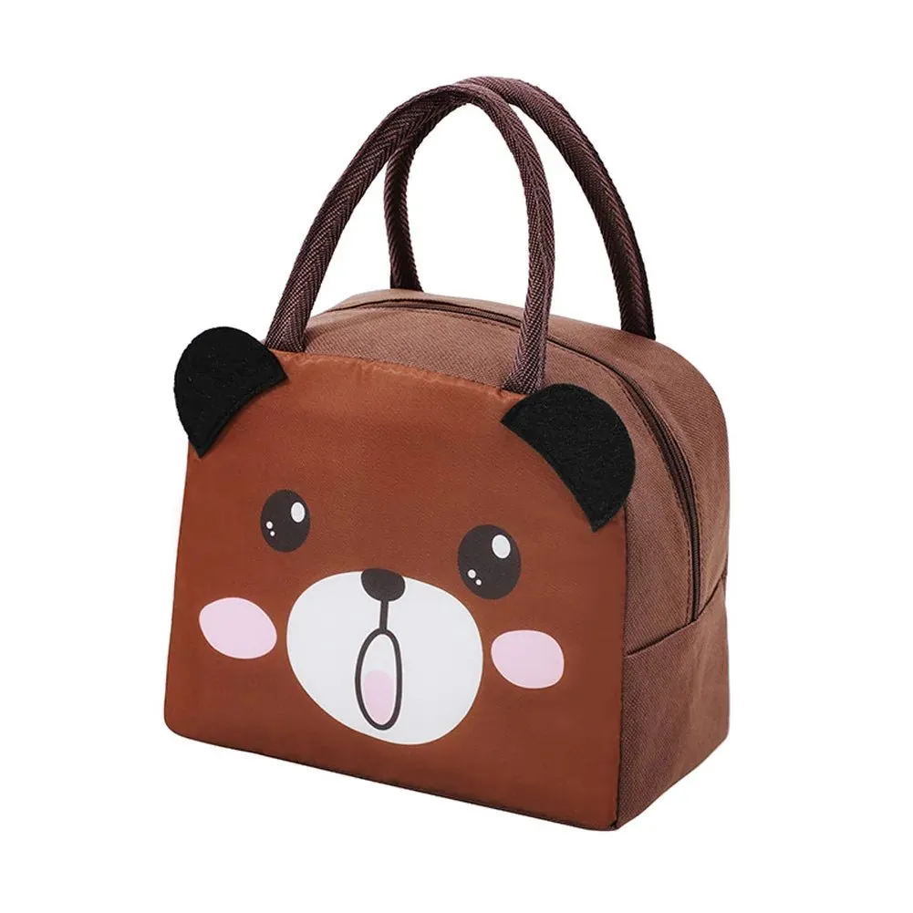 Cute Animal-Themed Insulated Lunch Bag