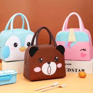 Cute Animal-Themed Insulated Lunch Bag