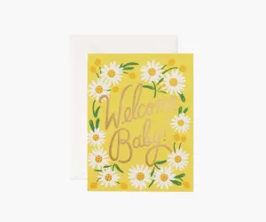 Daisy Baby Greeting Card