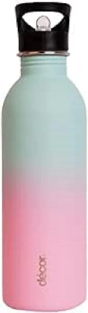 Décor Snap n Seal Soft Touch Ombre Stainless Steel Bottle - 1L- new but surface scratches to outside of bottle, does not affect use