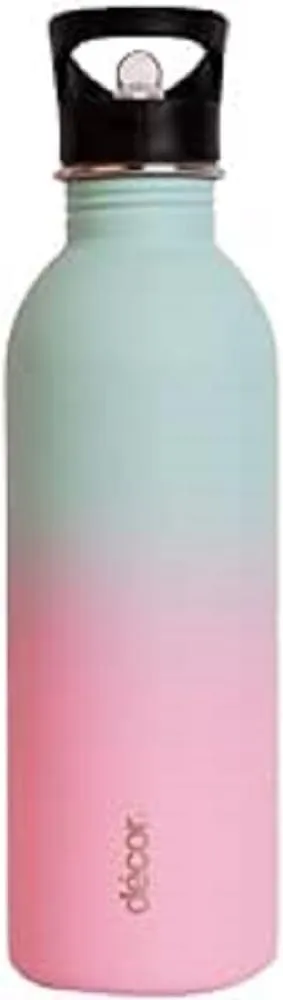 Décor Snap n Seal Soft Touch Ombre Stainless Steel Bottle - 1L- new but surface scratches to outside of bottle, does not affect use