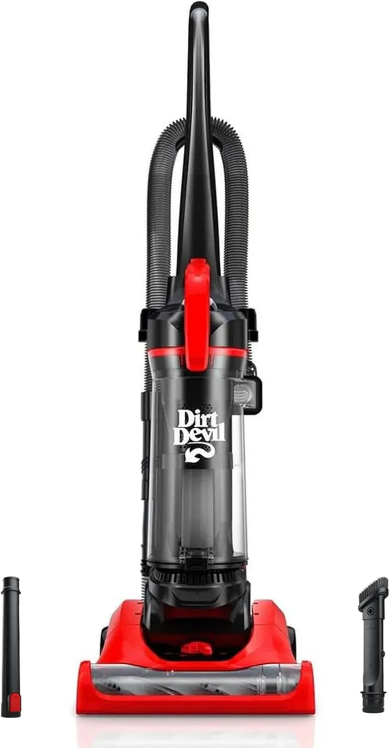 Dirt Devil Multi-Surface  Upright Bagless Vacuum Cleaner for Carpet and Hard Floor, Powerful, Lightweight, Corded Vacuum Cleaners for Home Use