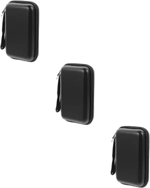 DOITOOL 3pcs Travel Cable Accessories Bag Sturdy Electronic Storage Pouch for Electronics Compact Size Portable Cable Organizer Zipper Fashionable Look