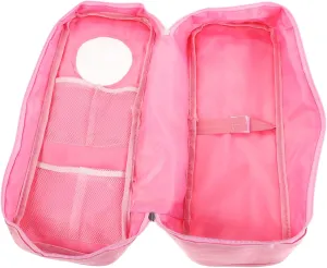 Doll Storage Bag for Girls Portable Doll Travel Case Compact Design for Easy Carrying for Dollhouse Accessories and Roleplaying
