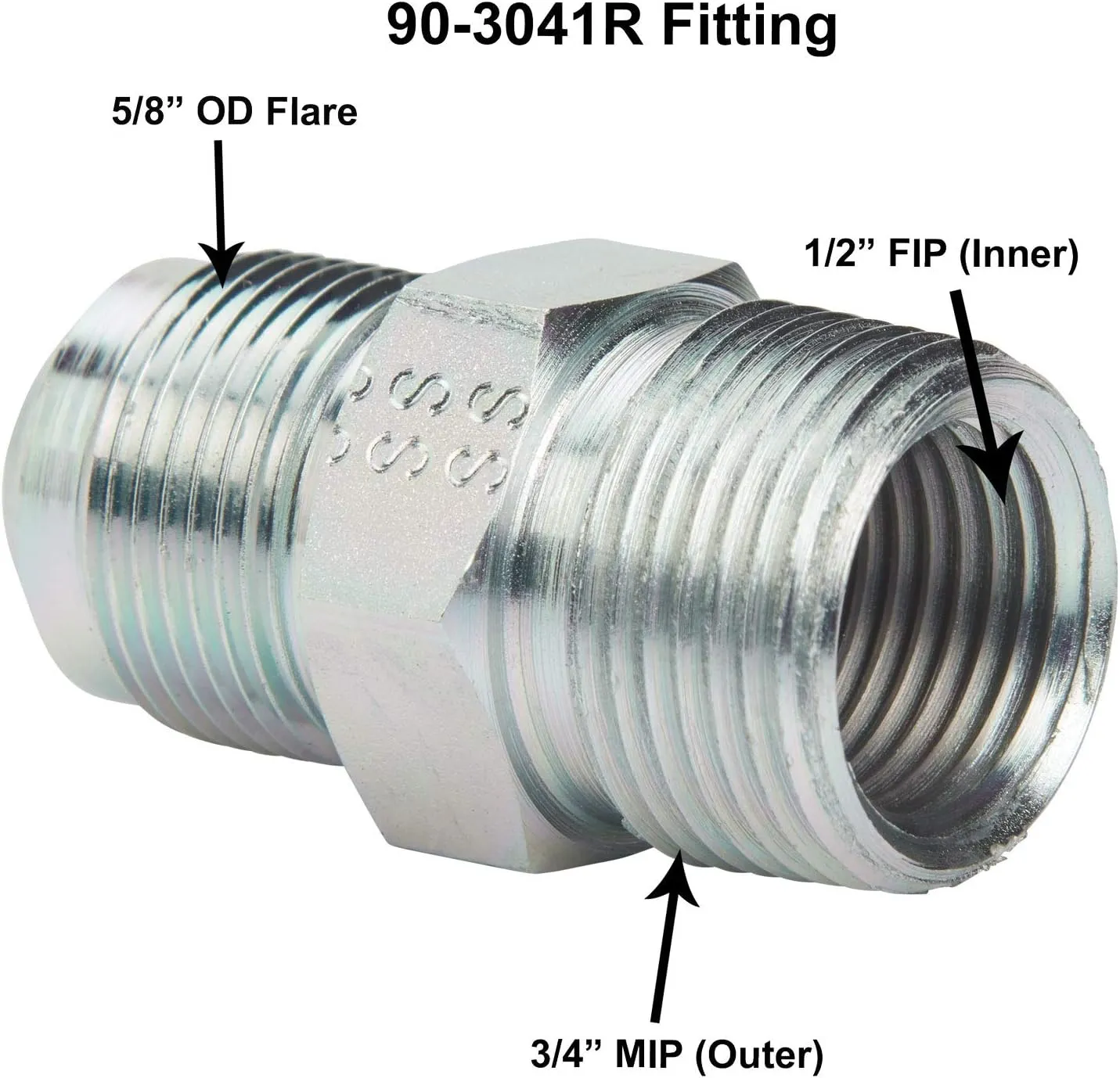 Dormont SafetyShield Stainless Steel Standard Gas Connector Kit - Bag Included, 5/8" OD x 1/2" ID x 60" L, No-Neck Design, Excess Flow Valve and Thermal Shutoff