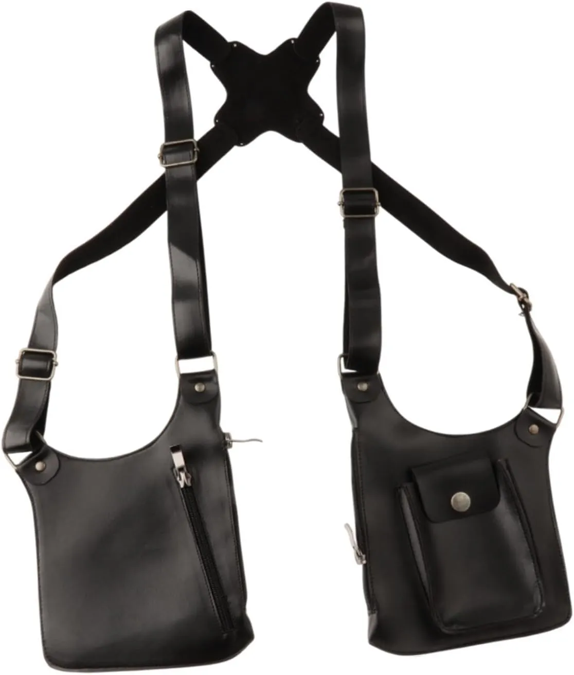 Double Shoulder Armpit Bag Underarm Bag for Running Cosplay Role Playing Outdoor