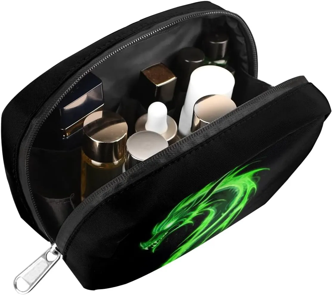 Dragon Travel Toiletry Bag for Kids, Cute Small Makeup Pouch for Boys Girls, Waterproof Wash Bag Cosmetic Weekender Bag Toddler Traveling Toiletries