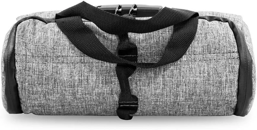 Duffle bag Small 10"- Smell Proof - With combo lock - with SK9 Premium odorless Technology (Gray)