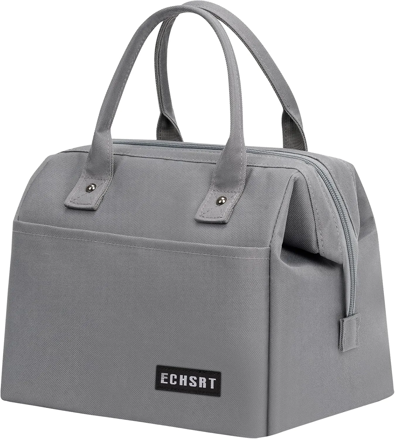 ECHSRT Large Insulated Lunch Bag for Women Men Leakproof Cooler Lunch Tote Bags for Work Travel Adult Thermal Lunchbox for Office -10L Grey