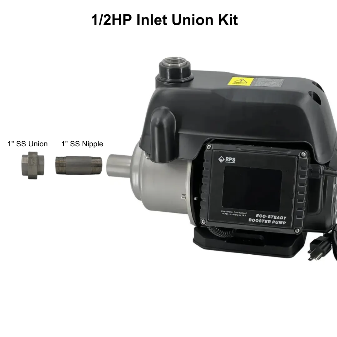 Eco-Steady Booster Pump Turnkey Plumbing Kit