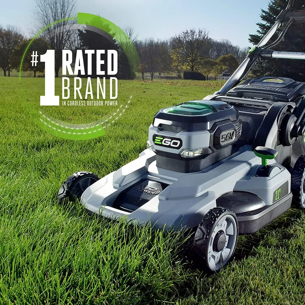EGO POWER  Electric Lawn Mower, Cordless, Includes 56V 5.0Ah Battery And Rapid Charger - LM2101