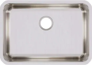 Elkay ELUH2416 Lustertone Classic Single Bowl Undermount Stainless Steel Sink