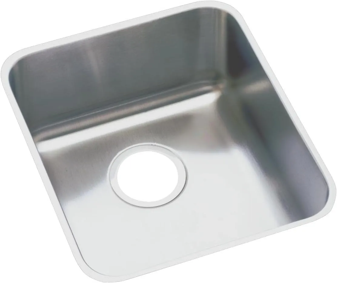 Elkay ELUHAD161645 Lustertone Classic Single Bowl Undermount Stainless Steel ADA Sink