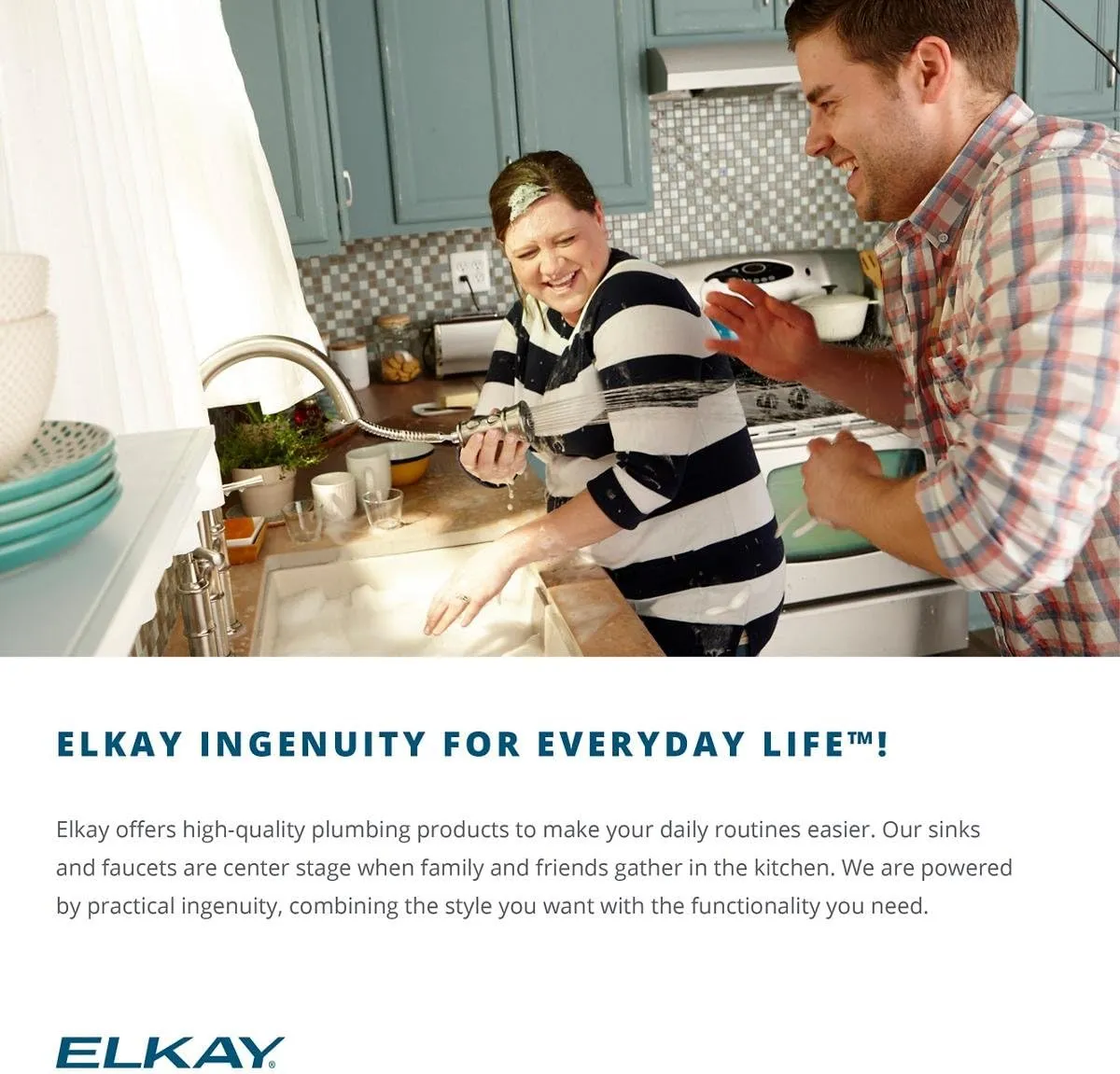 Elkay Lustertone Classic LRAD1720552 Single Bowl Drop-In Stainless Steel ADA Sink