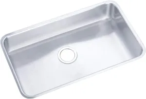 Elkay Lustertone ELUH2816 Single Bowl Undermount Stainless Steel Kitchen Sink