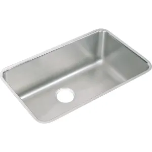 Elkay Lustertone ELUH281612 Single Bowl Undermount Stainless Steel Kitchen Sink