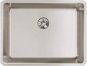Elkay Lustertone Iconix ELUHH2115TPD Single Bowl Undermount Stainless Steel Sink with Perfect Drain