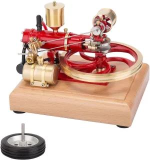 Engine Model Kit That Works, Mini Horizontal Single Cylinder Four-Stroke Engine Model for Three-Wheelers