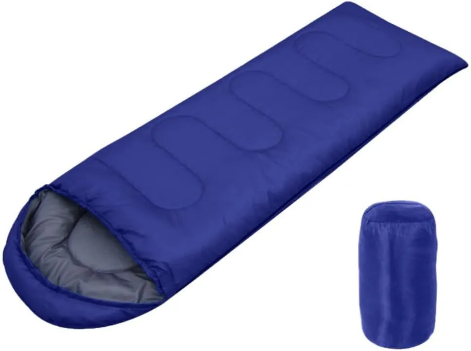 Envelope Hooded Sleeping Bag Outdoor Camping Adult Thickened Hollow Cotton Sleeping Bag