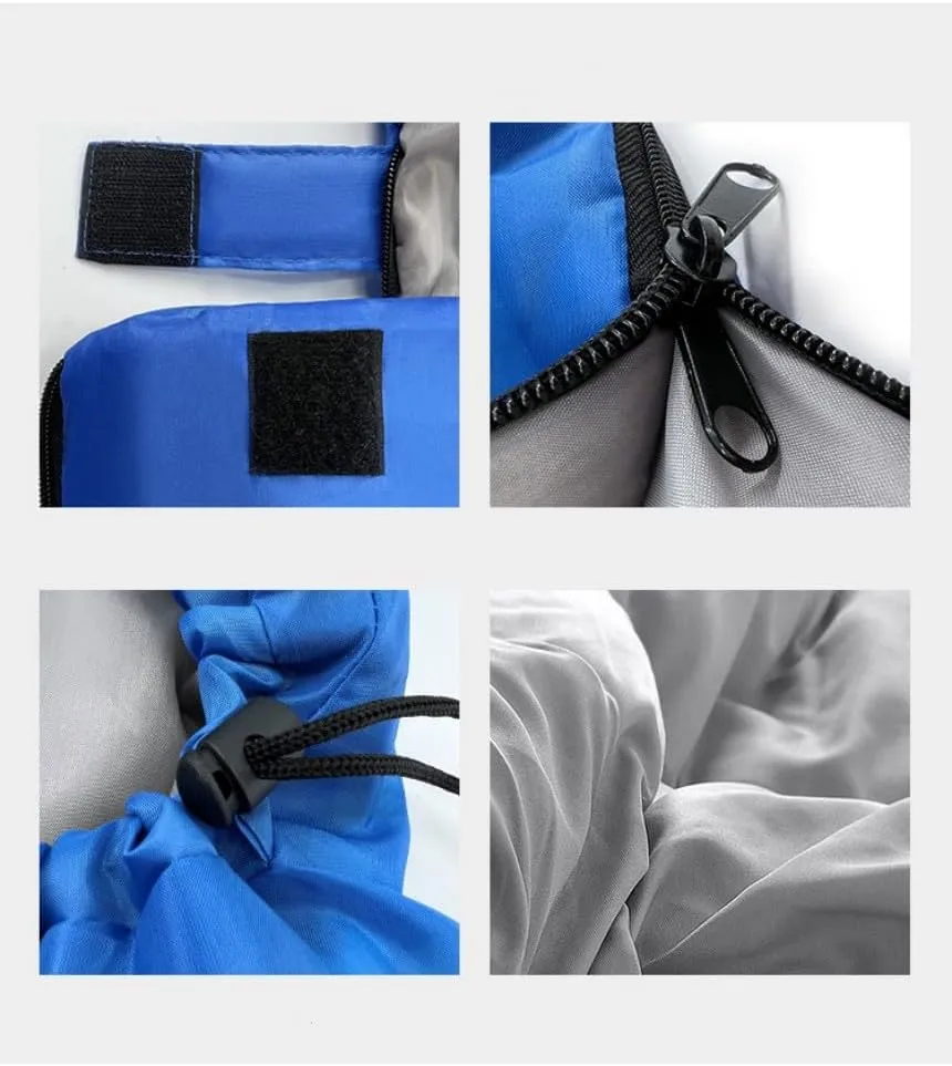 Envelope Hooded Sleeping Bag Outdoor Camping Adult Thickened Hollow Cotton Sleeping Bag