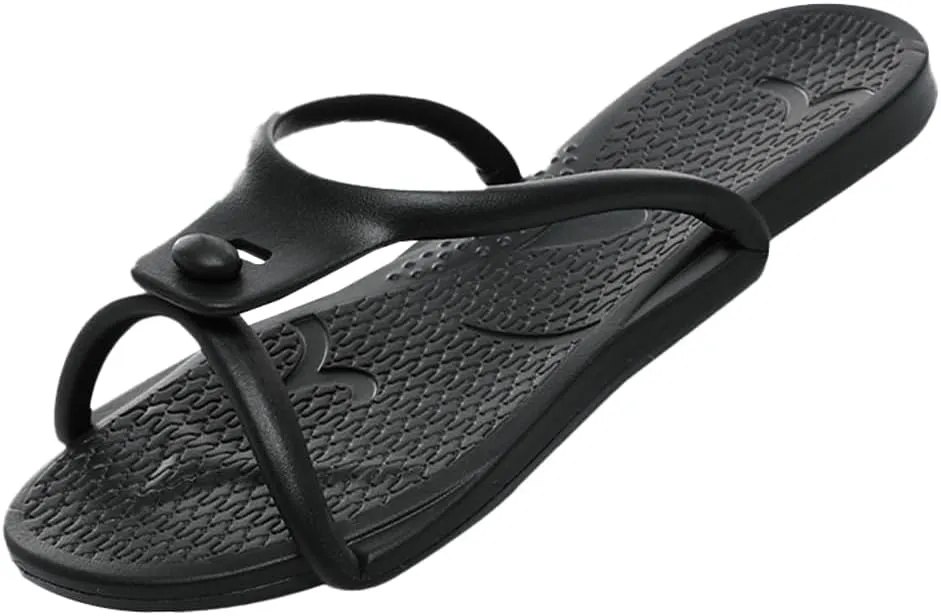 Epsion Shower Shoes Quick Dry Non-Slip Bathroom Slippers for Men Women Dorm Home Slides Travel Portable Folding Slippers