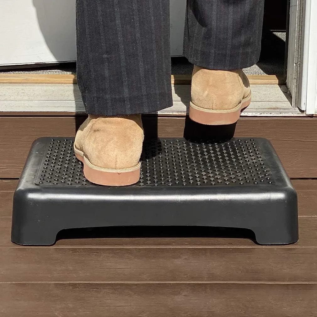 Evelots Mobility Half Step Nonslip Treads Indoor or Outdoor Sturdy for Door, Bed, Bathtub & Shower - Hold up to 400 Pounds