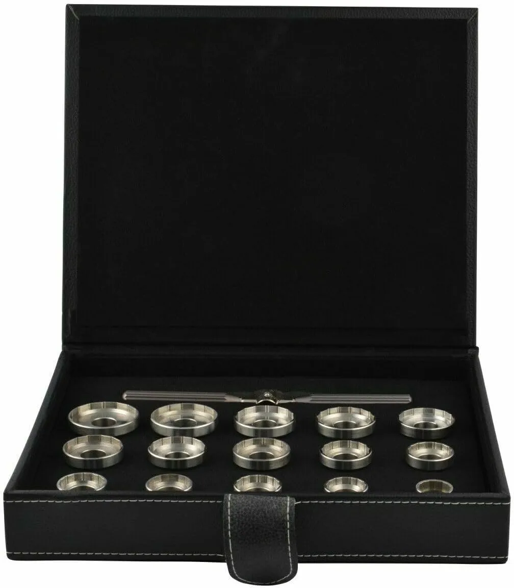 Ewatchparts 15 Dies Watch Case Back Opener Kit Compatible With Breitling Watch Removal Repair Tool