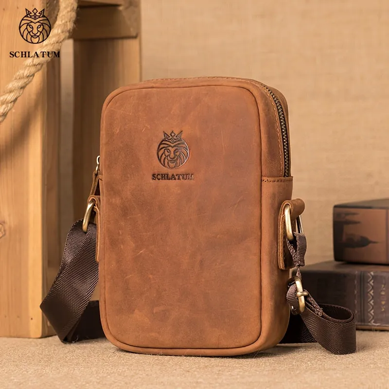 Ezekiel | Compact Vintage Crossbody Pouch