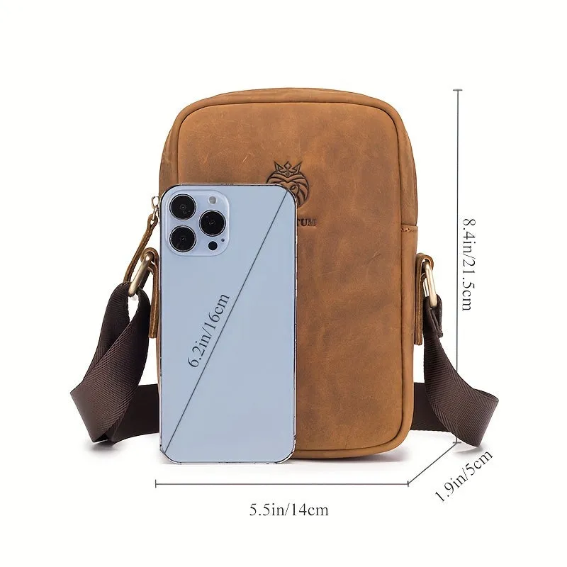 Ezekiel | Compact Vintage Crossbody Pouch