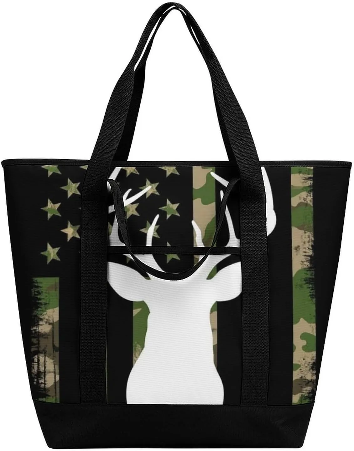 Fashionable Commuter Tote Bag Large Insulated Work Handbag