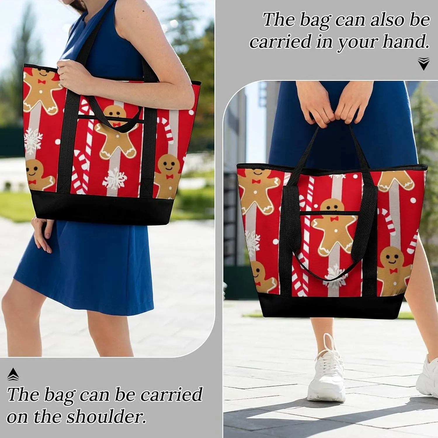 Fashionable Commuter Tote Bag Large Insulated Work Handbag